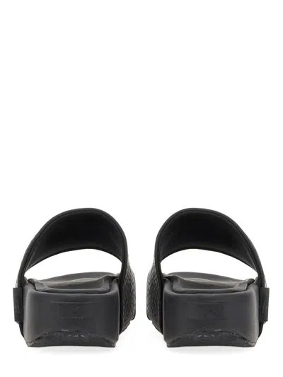 Y-3 Adidas Slide Sandal In Black