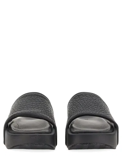 Y-3 Adidas Slide Sandal In Black