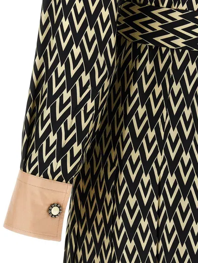 Valentino Este\n\nmidi Twill Dress With All The In Black