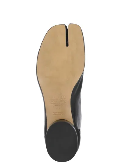 Maison Margiela Boots Tabi H30 En Cuir De Veau Vintage Noir In Brown