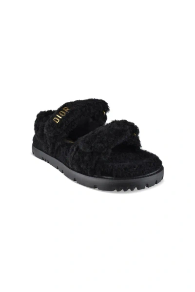 Dior Act Sandals In Black