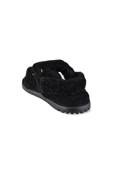 Dior Act Sandals In Black
