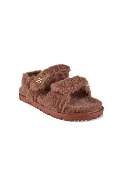 Dior Women Act Sandals In Brown