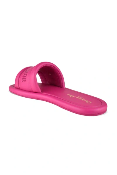 Dior Every-d Leather Slide In Pink