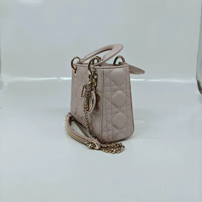 Dior Women Pre-loved Bag Very Good Condition In Pink