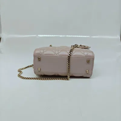 Dior Women Pre-loved Bag Very Good Condition In Pink