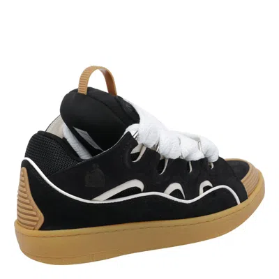 Lanvin Curb Sneakers In Black