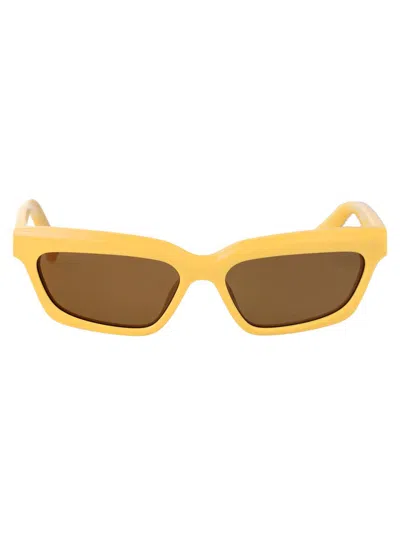 Jacquemus Sunglasses In Yellow