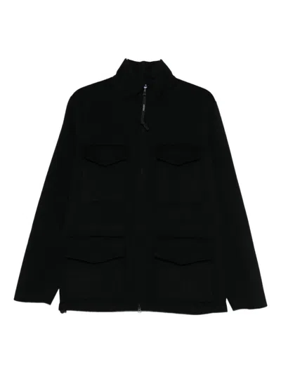 Aspesi Pocketed Zipped Single-breasted Coat In Black