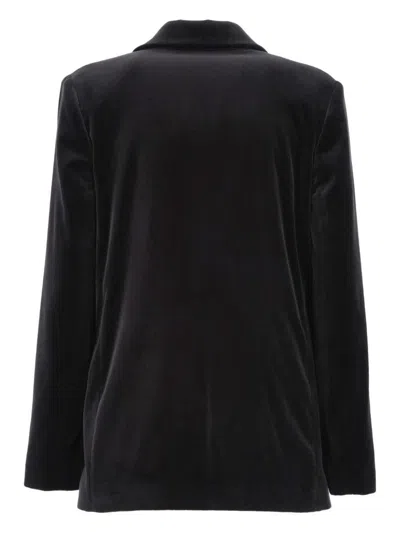 Antonelli Double-breasted Suit Jacket In Black