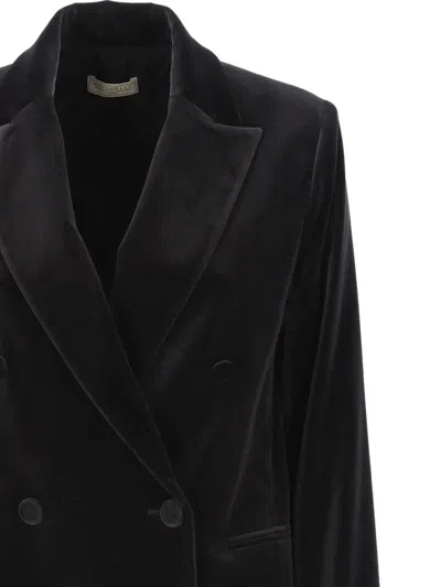 Antonelli Double-breasted Suit Jacket In Black
