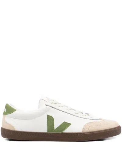 Veja Suede And Leather Low-top Sneakers In Multi