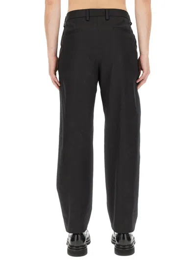 Dolce & Gabbana Men Gabardine Pants In Black