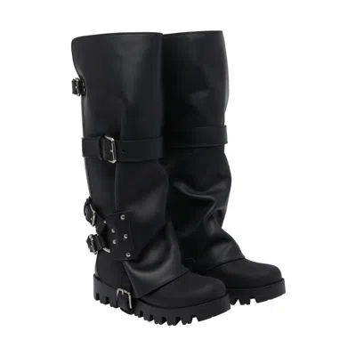 Dolce & Gabbana Dolce&gabbana Women Buckle Boots In Black