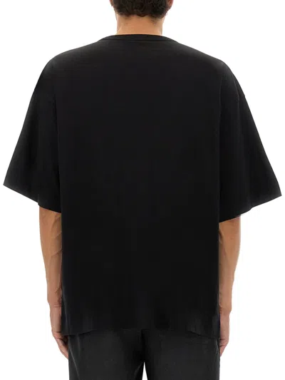 Dries Van Noten Crew Neck Short Sleeve Cotton T-shirt In Black