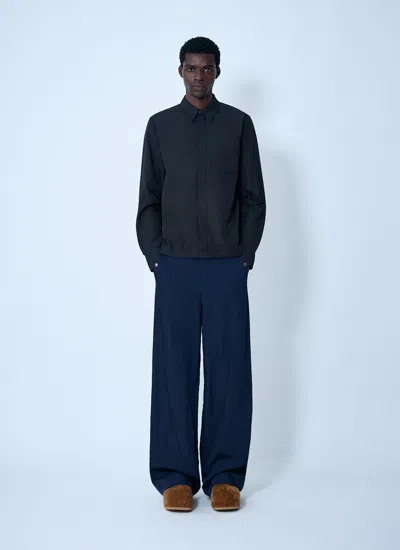Dries Van Noten Men Drawstring Pants In Blue