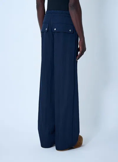 Dries Van Noten Men Drawstring Pants In Blue