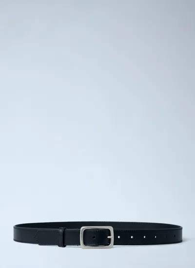 Dries Van Noten Men Leather Belt In Blue