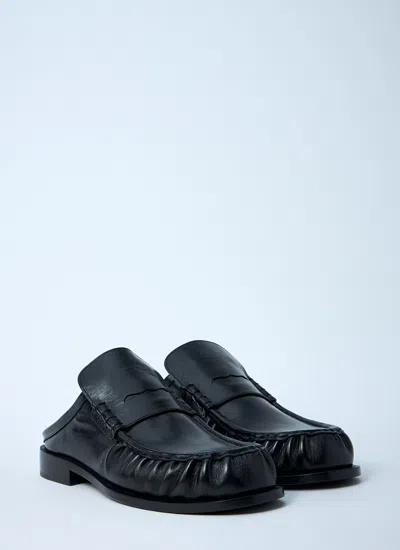 Dries Van Noten Men Loafer Mules In Black