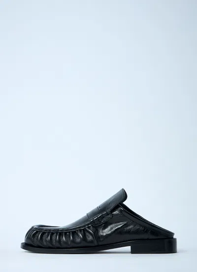 Dries Van Noten Men Loafer Mules In Black