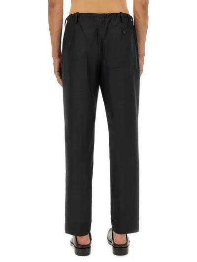 Dries Van Noten Penny Trousers Elastic Waistband Style In Gray
