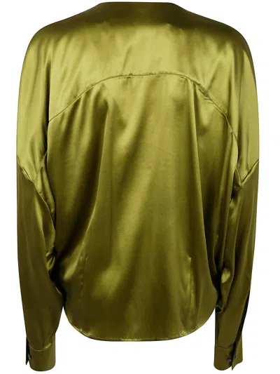 Dries Van Noten Women Camiel Shirt In Green