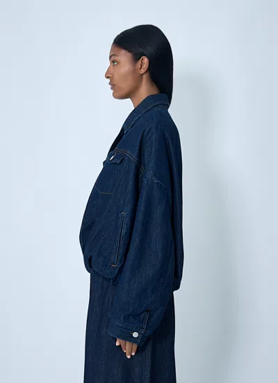 Dries Van Noten Women Cotton Jacket In Blue
