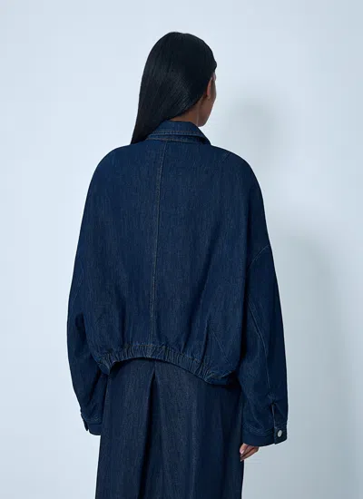 Dries Van Noten Women Cotton Jacket In Blue