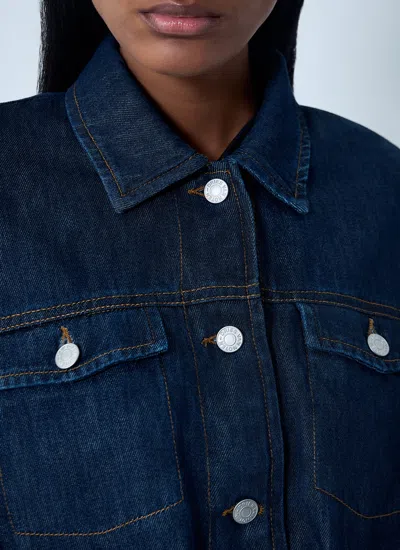Dries Van Noten Women Cotton Jacket In Blue