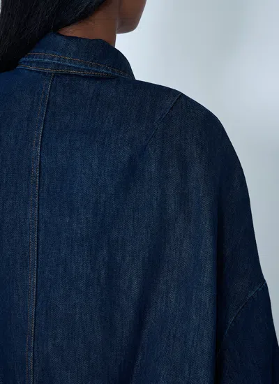 Dries Van Noten Women Cotton Jacket In Blue