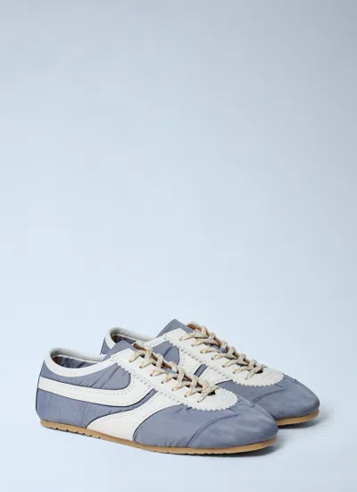 Dries Van Noten Contemporary Low Top Sneakers With Rubber Sole In Blue