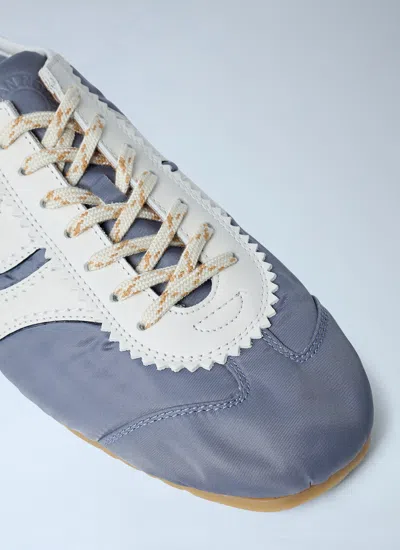 Dries Van Noten Contemporary Low Top Sneakers With Rubber Sole In Blue