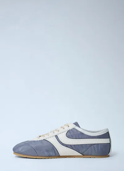 Dries Van Noten Contemporary Low Top Sneakers With Rubber Sole In Blue