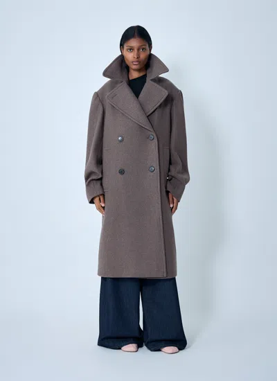 Dries Van Noten Women Tailored Coat In Gray