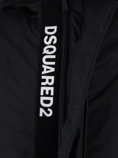Dsquared2 Men Black Techno Down Bomber, Xl Luxury Trench Coats For Men Darveys In Black