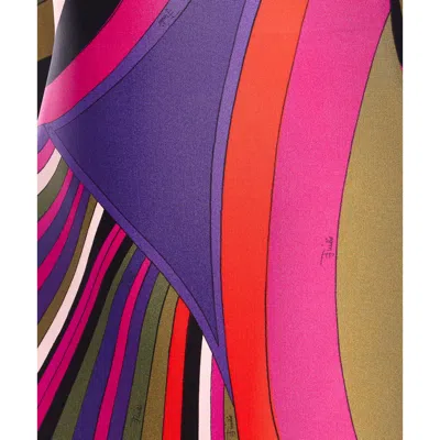 Pucci Emilio  Women Iride Print Midi Dress In Multi