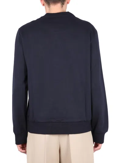 Etro Men Crewneck Sweatshirt In Blue