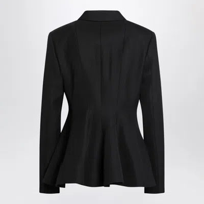 Fendi Fitted Peplum Jacket Tailored Design In Black