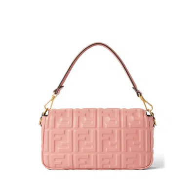 Fendi Baguette Medium Shoulder Bag In Pink