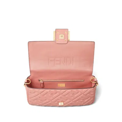 Fendi Baguette Medium Shoulder Bag In Pink