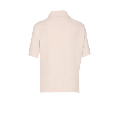 Fendi Women  Roma Logo Polo In Pink