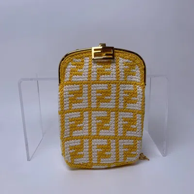 Fendi Women Pre-loved Bag Brand New Condition In Yellow
