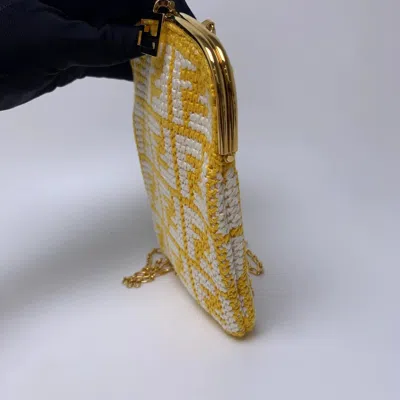 Fendi Women Pre-loved Bag Brand New Condition In Yellow