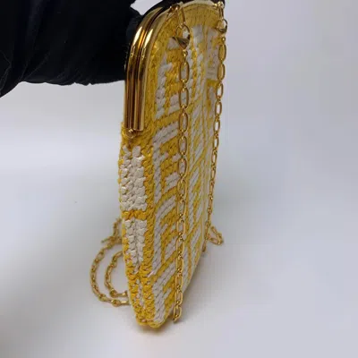 Fendi Women Pre-loved Bag Brand New Condition In Yellow