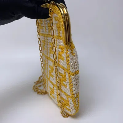 Fendi Women Pre-loved Bag Brand New Condition In Yellow