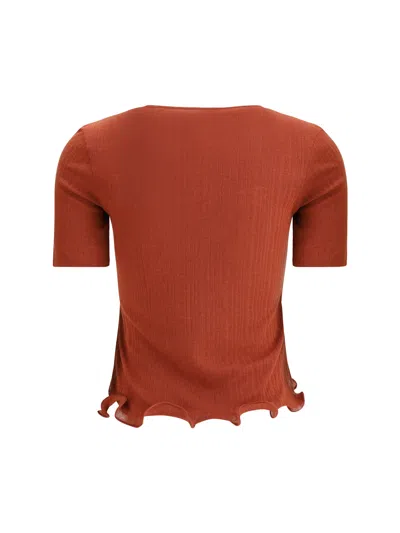 Fendi Gucci Olive Green Cashmere Blend Polo Shirt In Brown