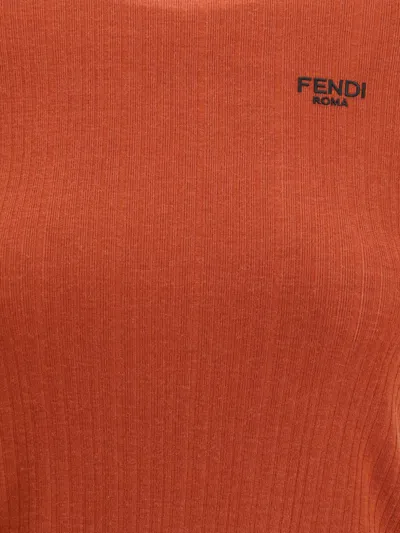 Fendi Gucci Olive Green Cashmere Blend Polo Shirt In Brown