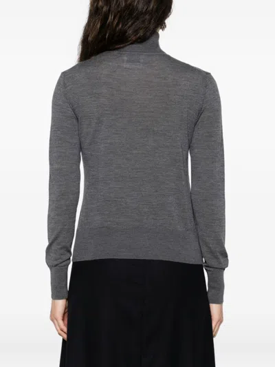 Forte Forte Wool Turtle-neck Sweater In Gray