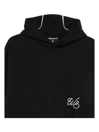 Wrstbhvr Logo-embroidered Hoodie In Black