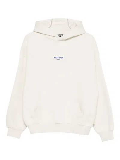 Wrstbhvr Logo-detailing Hoodie In Neutral